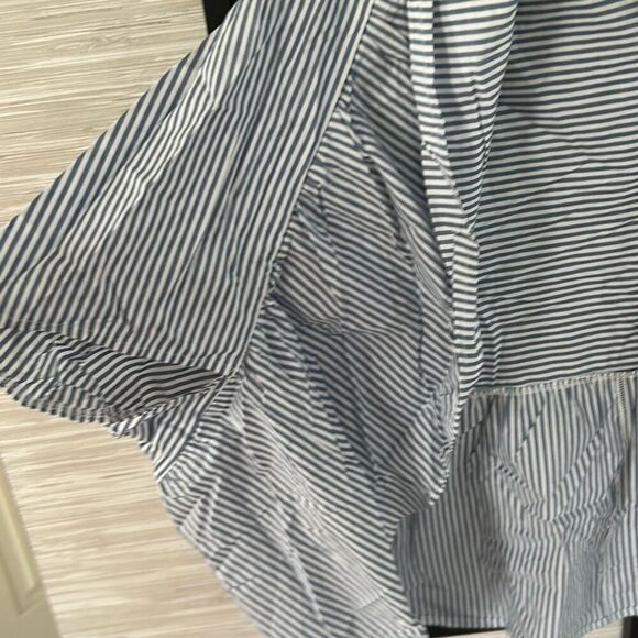 Eileen Fisher Navy silk textured jacket 3/4 sleeves M - Picture 2 of 6